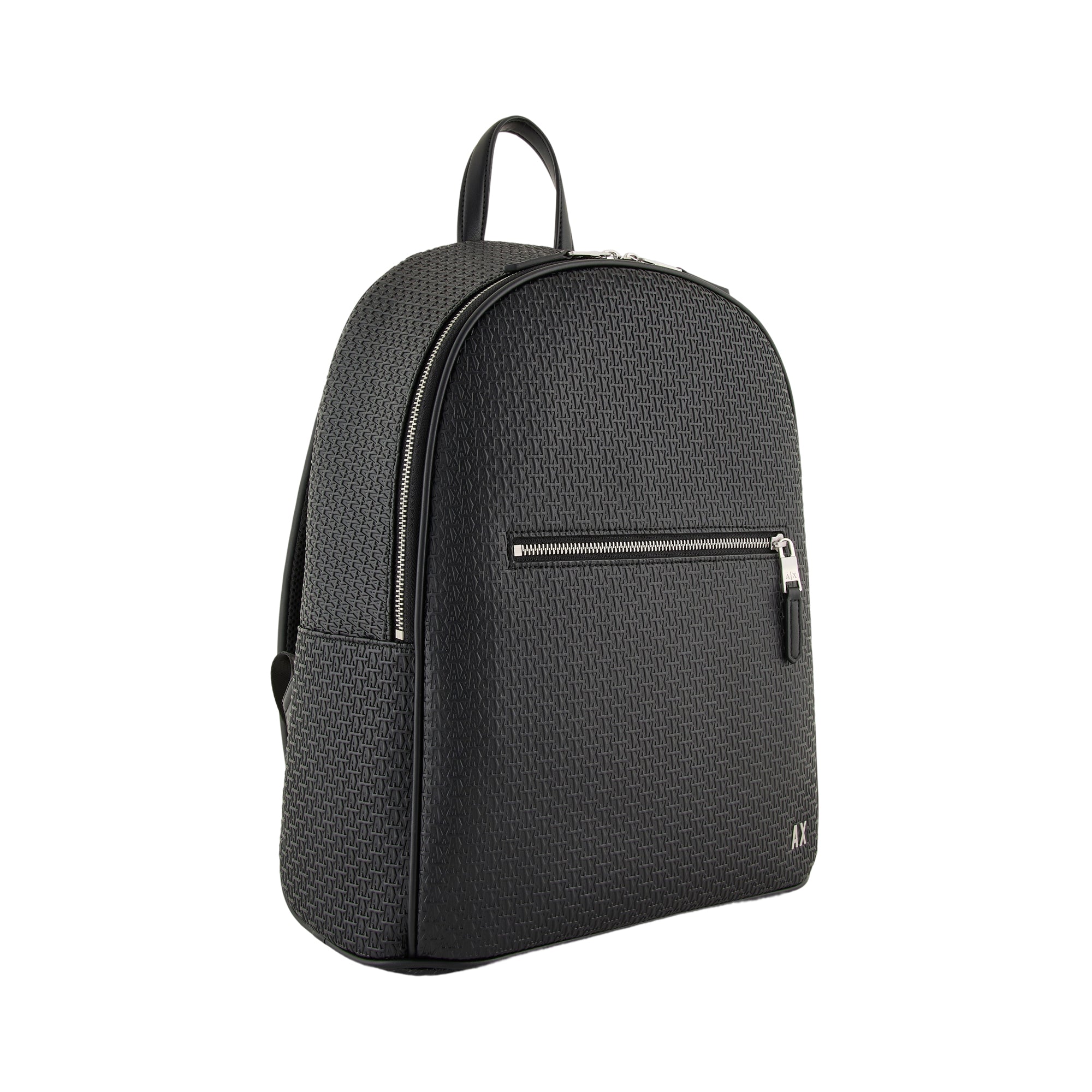Zaino Uomo Armani Exchange con Logo in Rilievo Nero