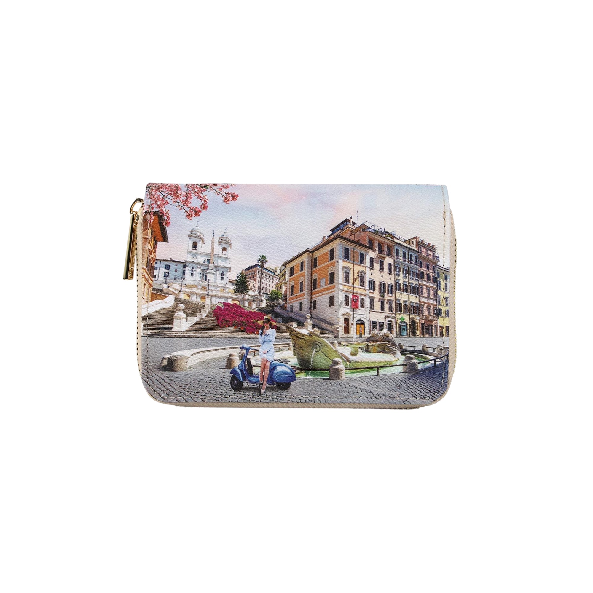 Portafoglio Donna Piccolo Ynot? Yes Bag Stampa Città