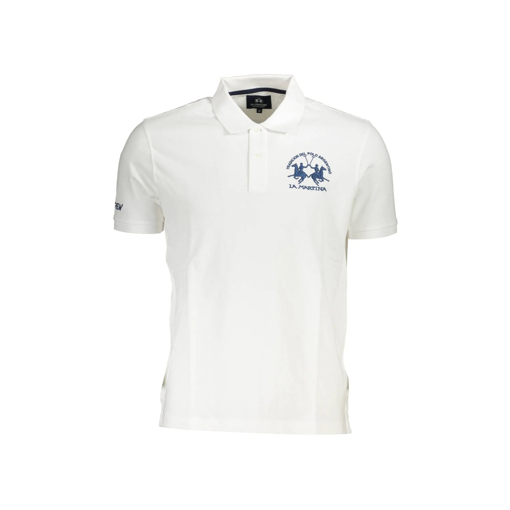 LA MARTINA POLO MANICHE CORTE UOMO BIANCO