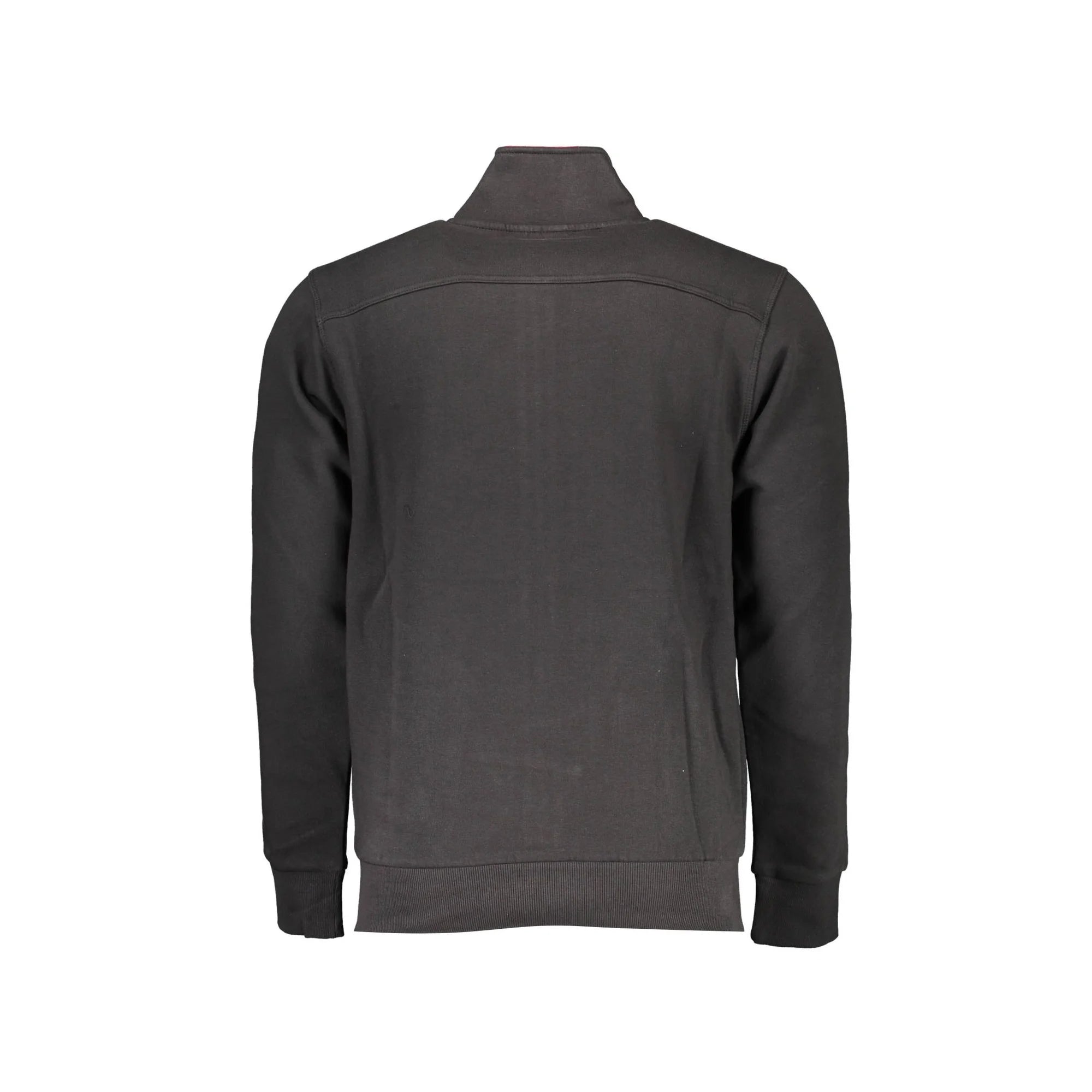 U.S. GRAND POLO FELPA CON ZIP UOMO NERO