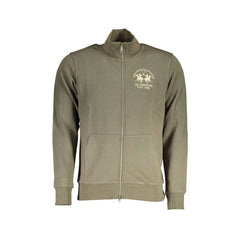 La Martina Felpa Maniche Lunghe Uomo Verde Zip