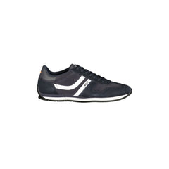 Boss Sneakers Uomo Blu Stampa