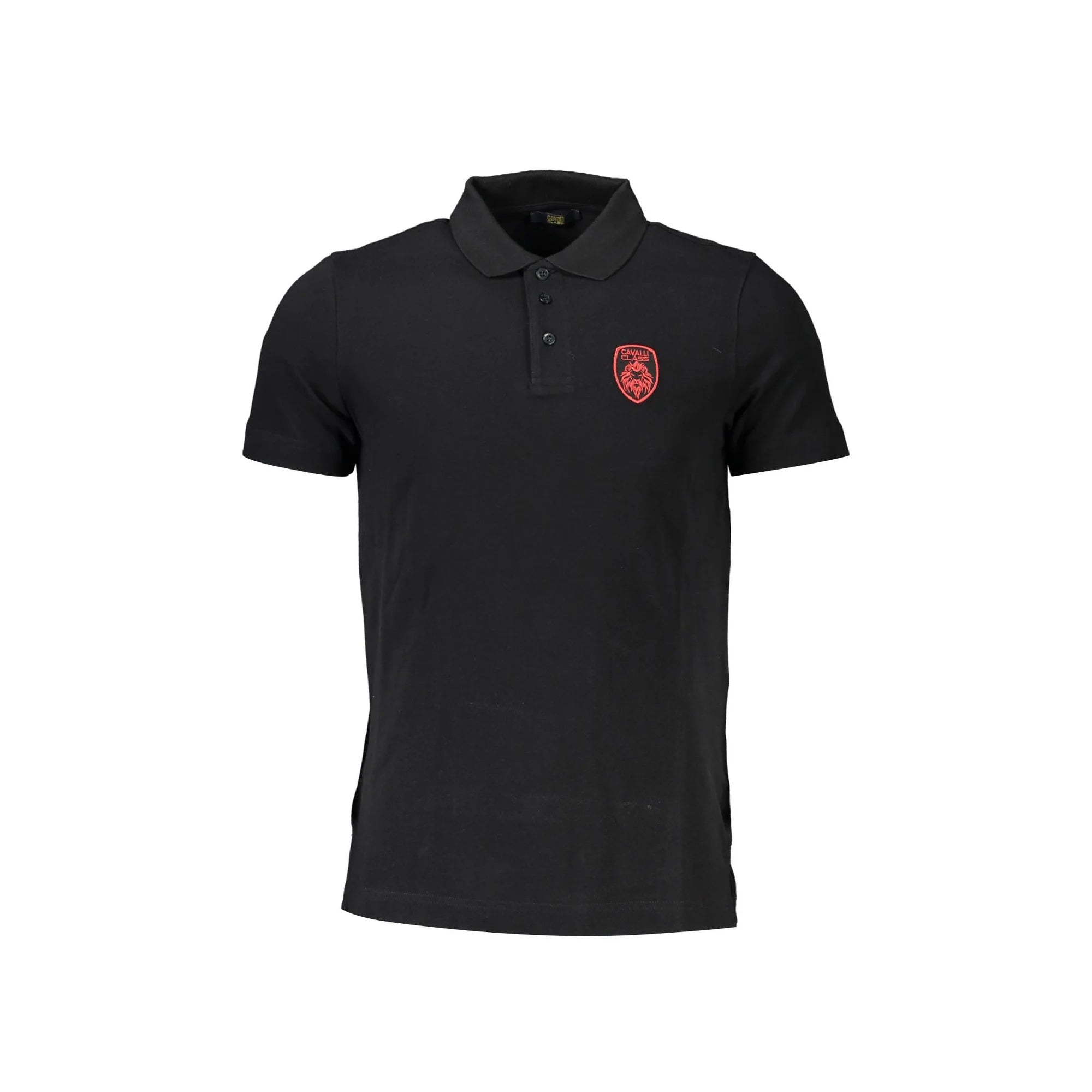 CAVALLI CLASS POLO MANICHE CORTE UOMO NERO