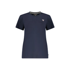 Guess Jeans T-Shirt Maniche Corte Donna Blu Logo