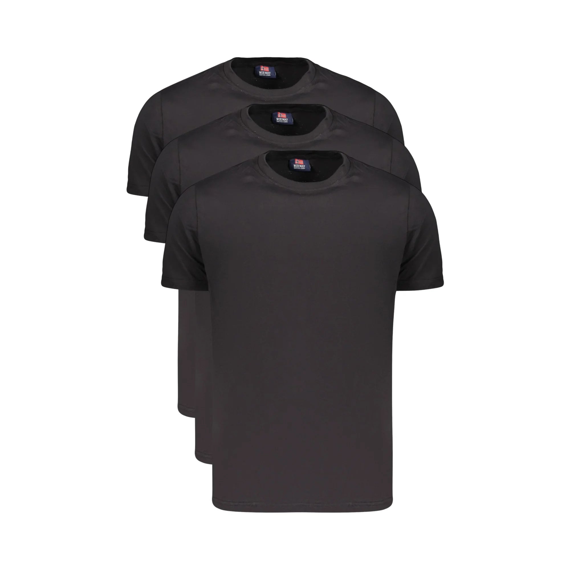 NORWAY 1963 T-SHIRT MANICHE CORTE UOMO NERO