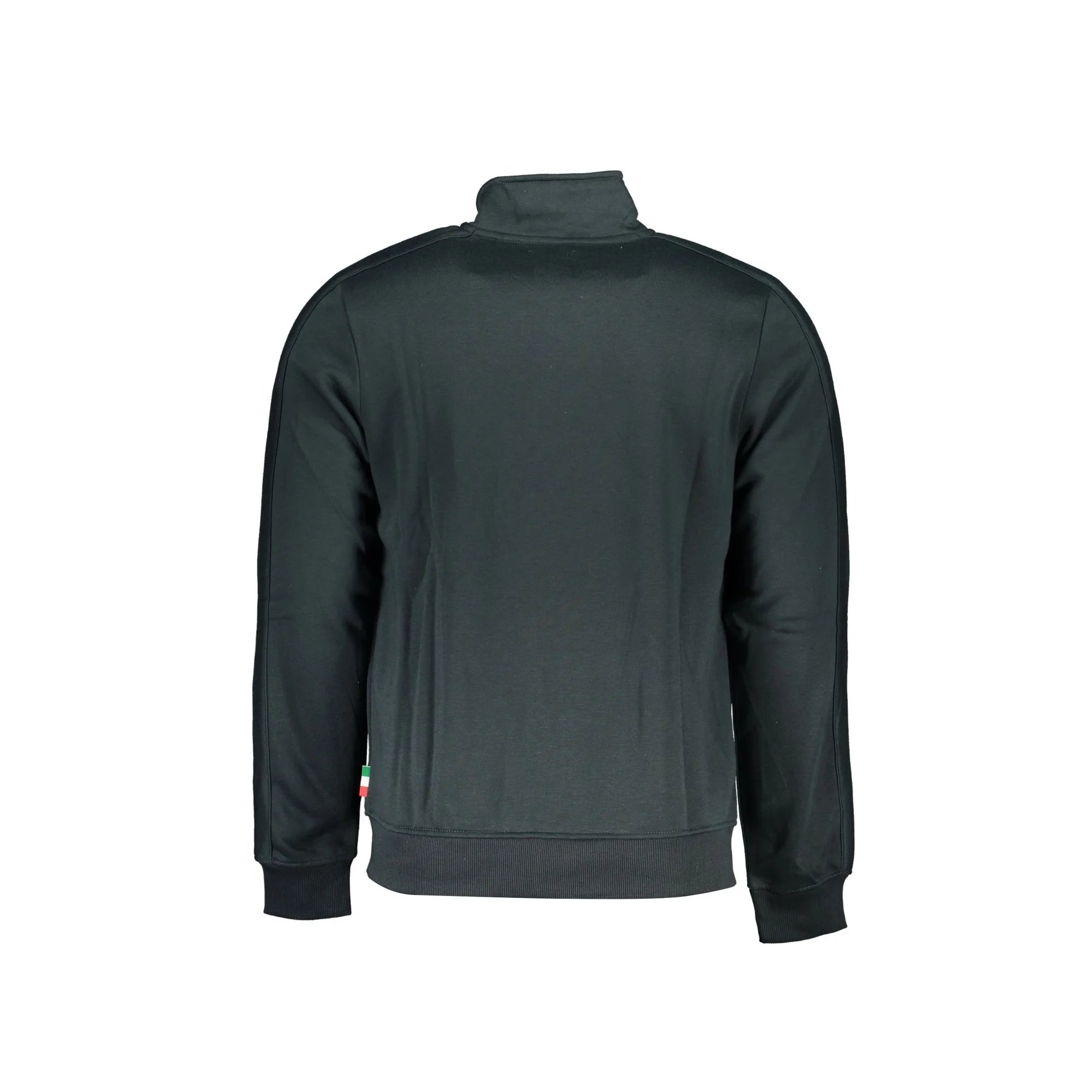 GIAN MARCO VENTURI FELPA CON ZIP UOMO VERDE