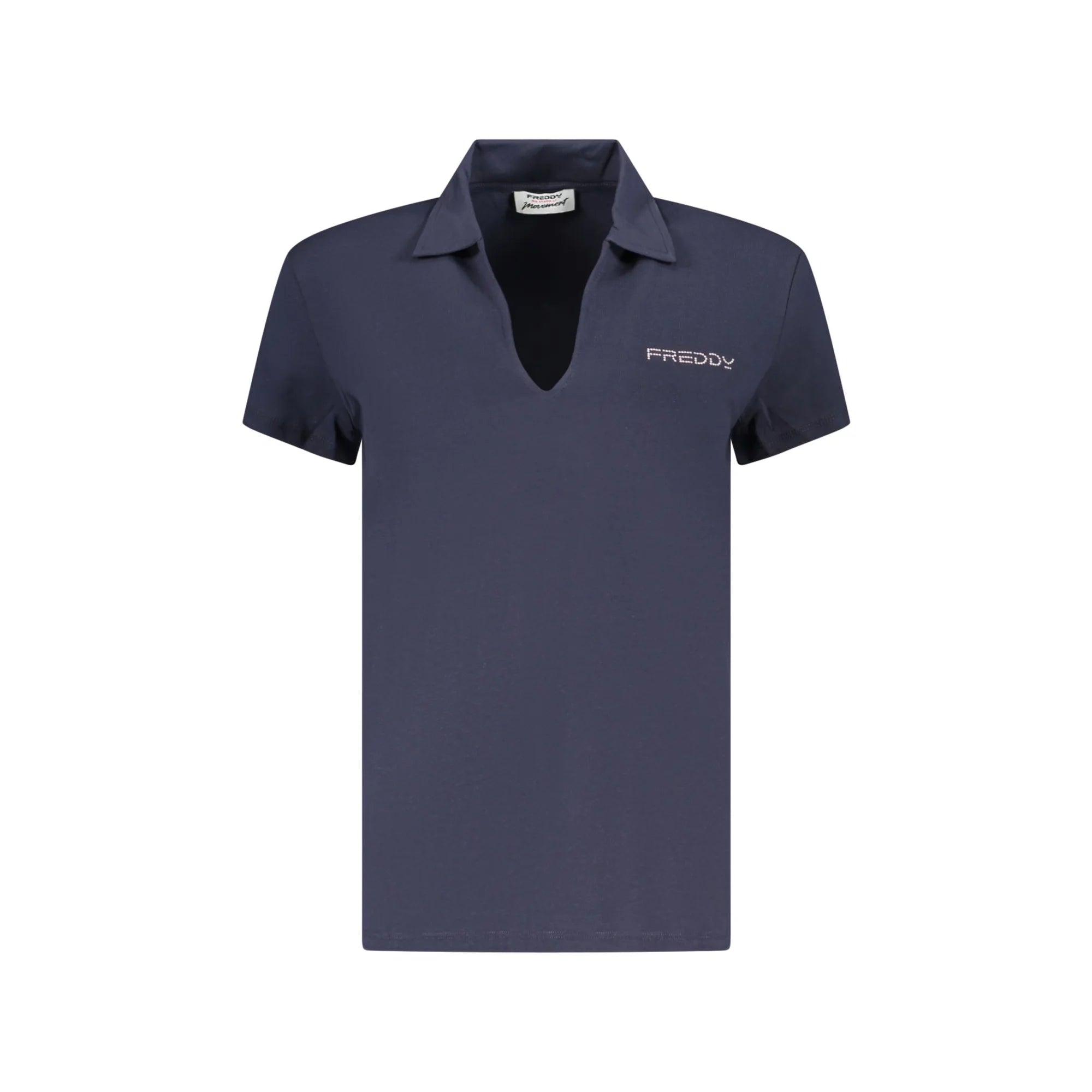 FREDDY T-SHIRT MANICHE CORTE DONNA BLU