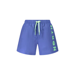 North Sails Costume da Mare Uomo Blu Stampa Logo
