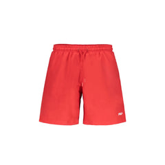 Fila Costume Mare Uomo Rosso Stampa Logo