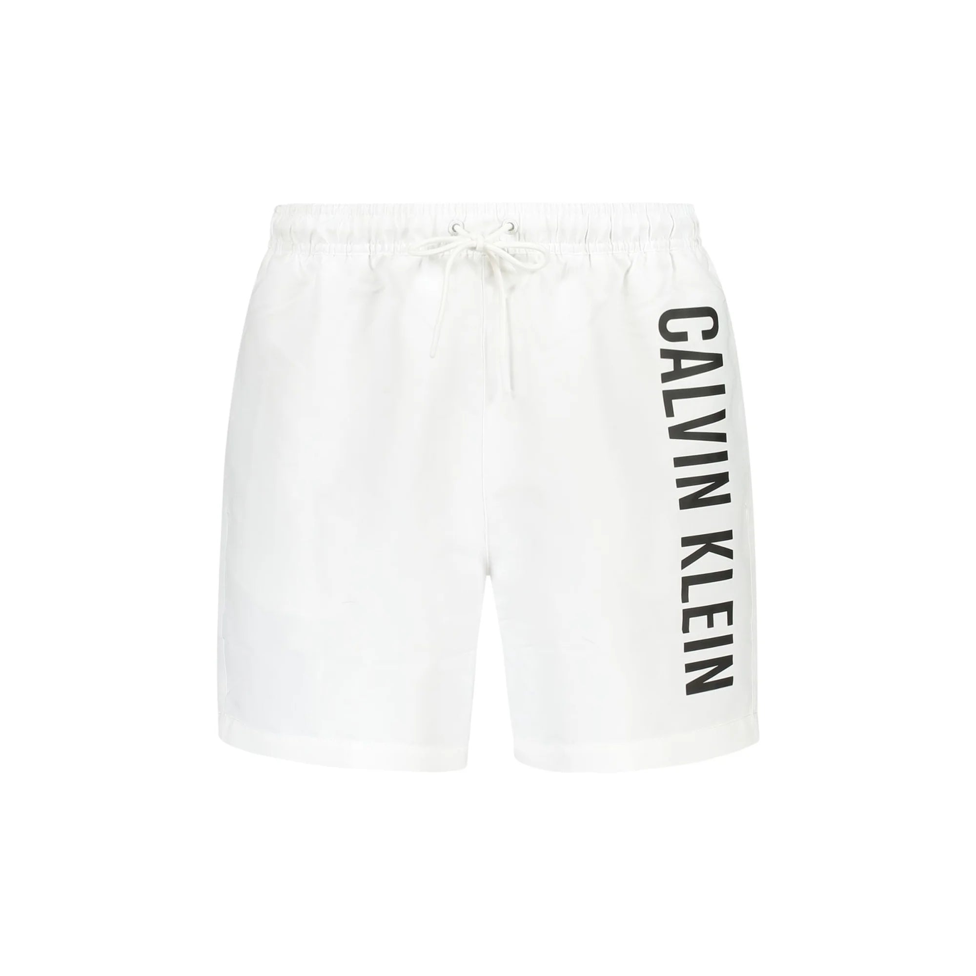 Calvin Klein Costume da Mare Uomo Bianco Stampa Logo - foto prodotto