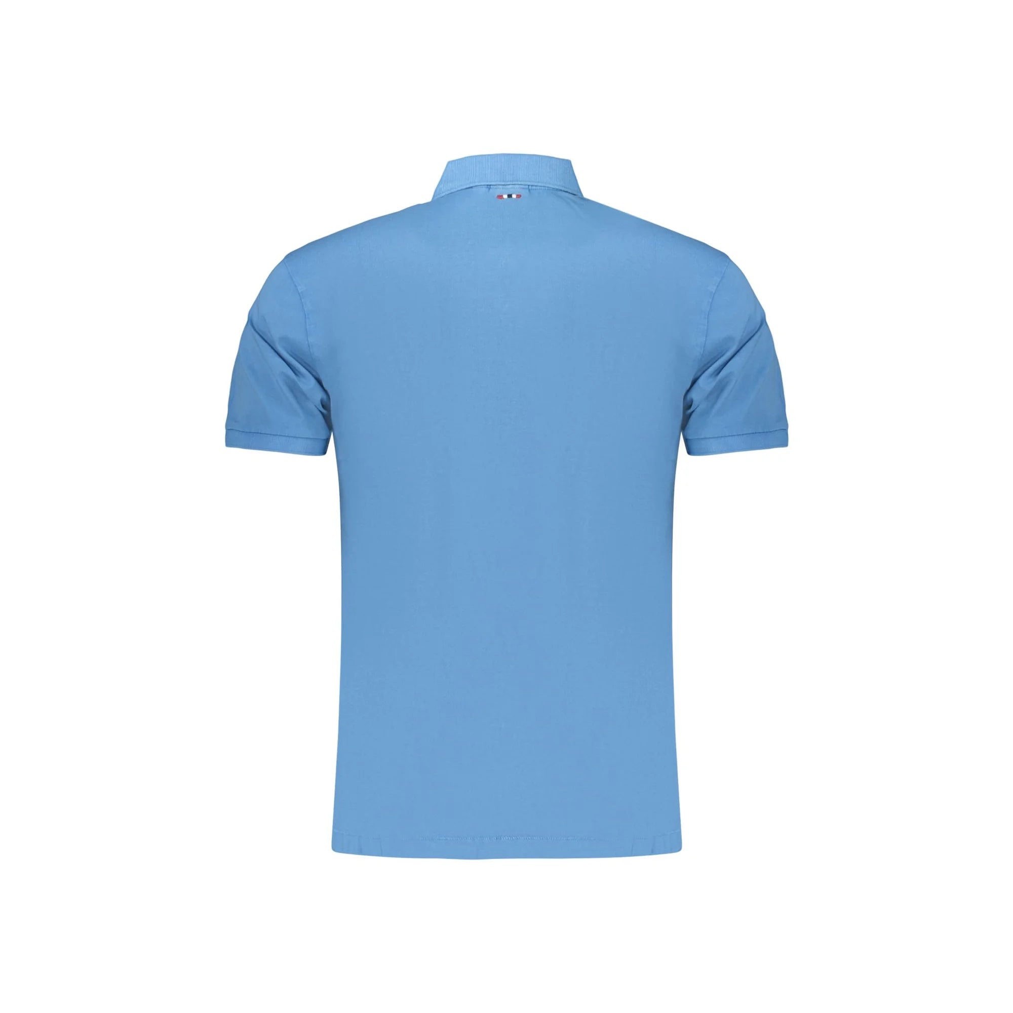 NAPAPIJRI POLO MANICHE CORTE UOMO AZZURRO