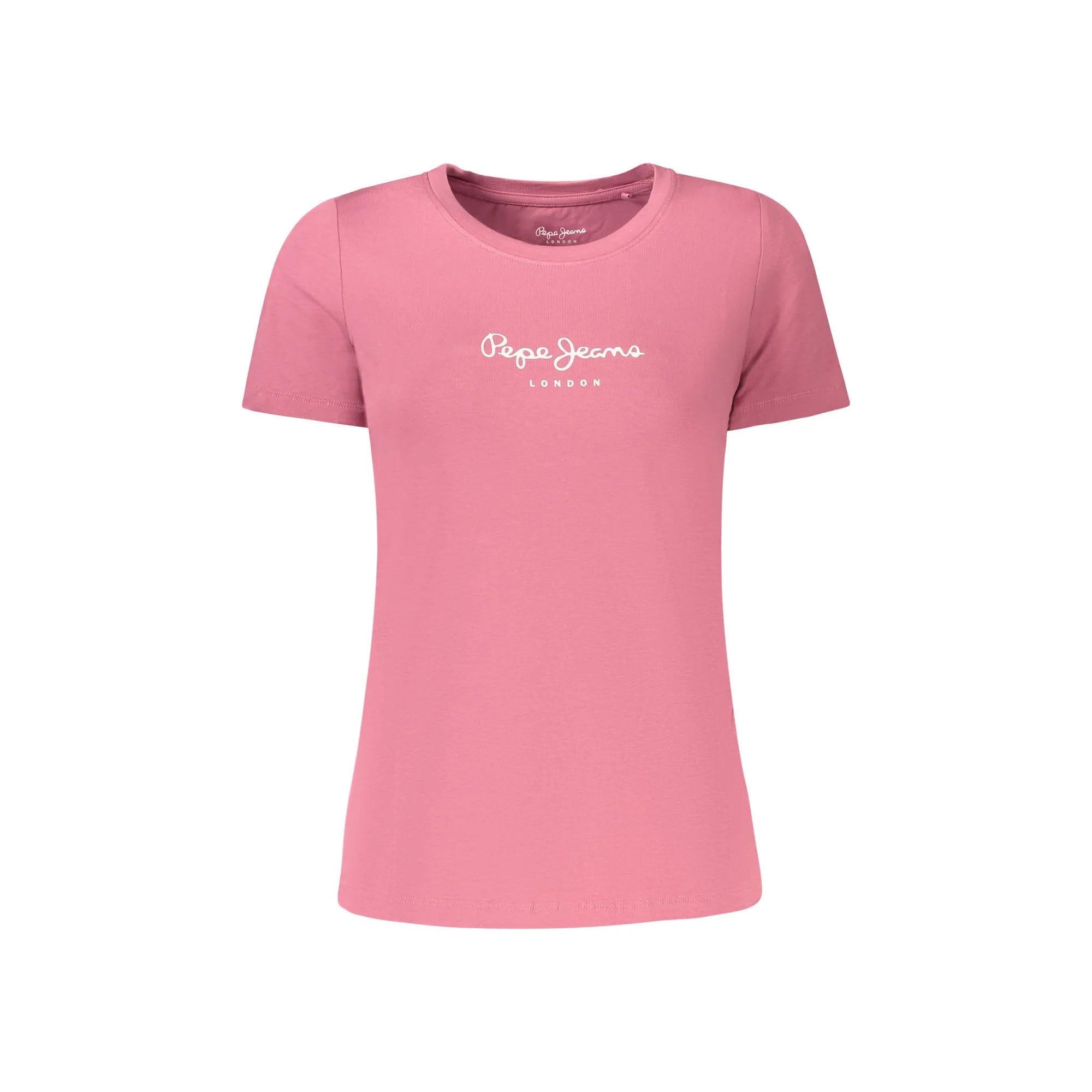 Pepe Jeans T-Shirt Maniche Lunghe Donna Rosa Stampa - foto prodotto