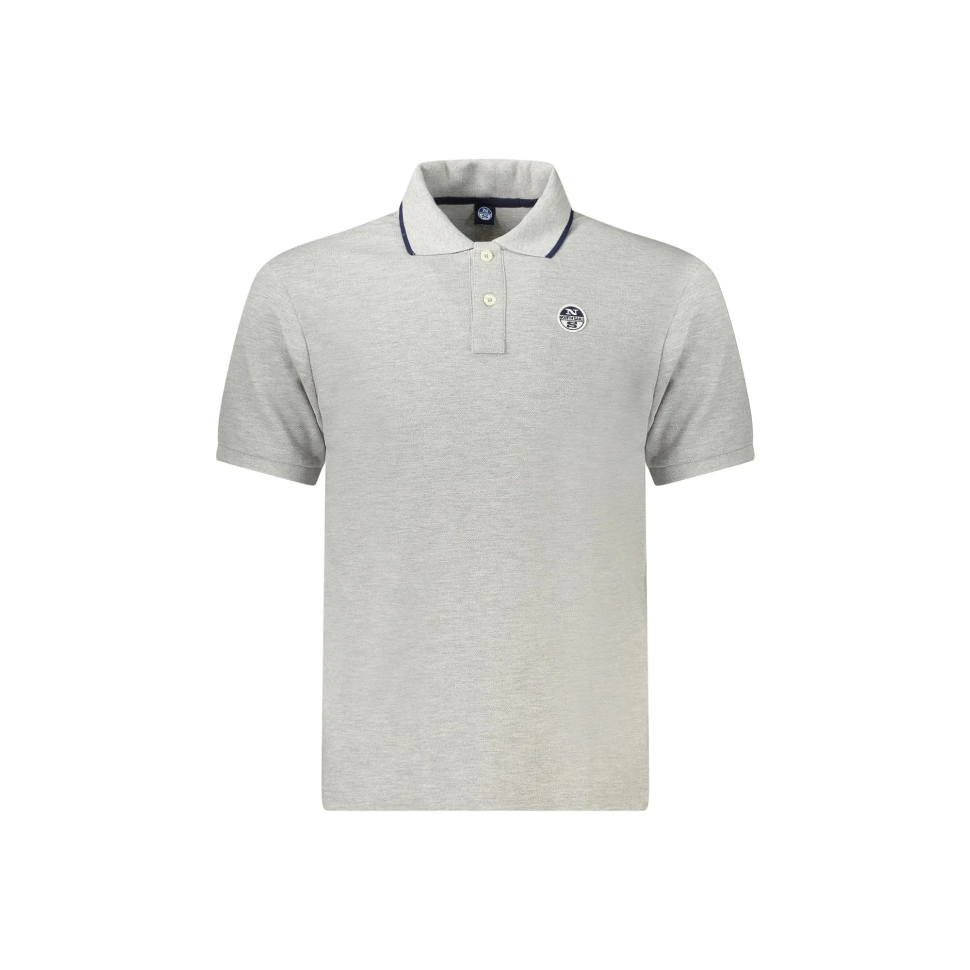 NORTH SAILS POLO MANICHE CORTE UOMO GRIGIO