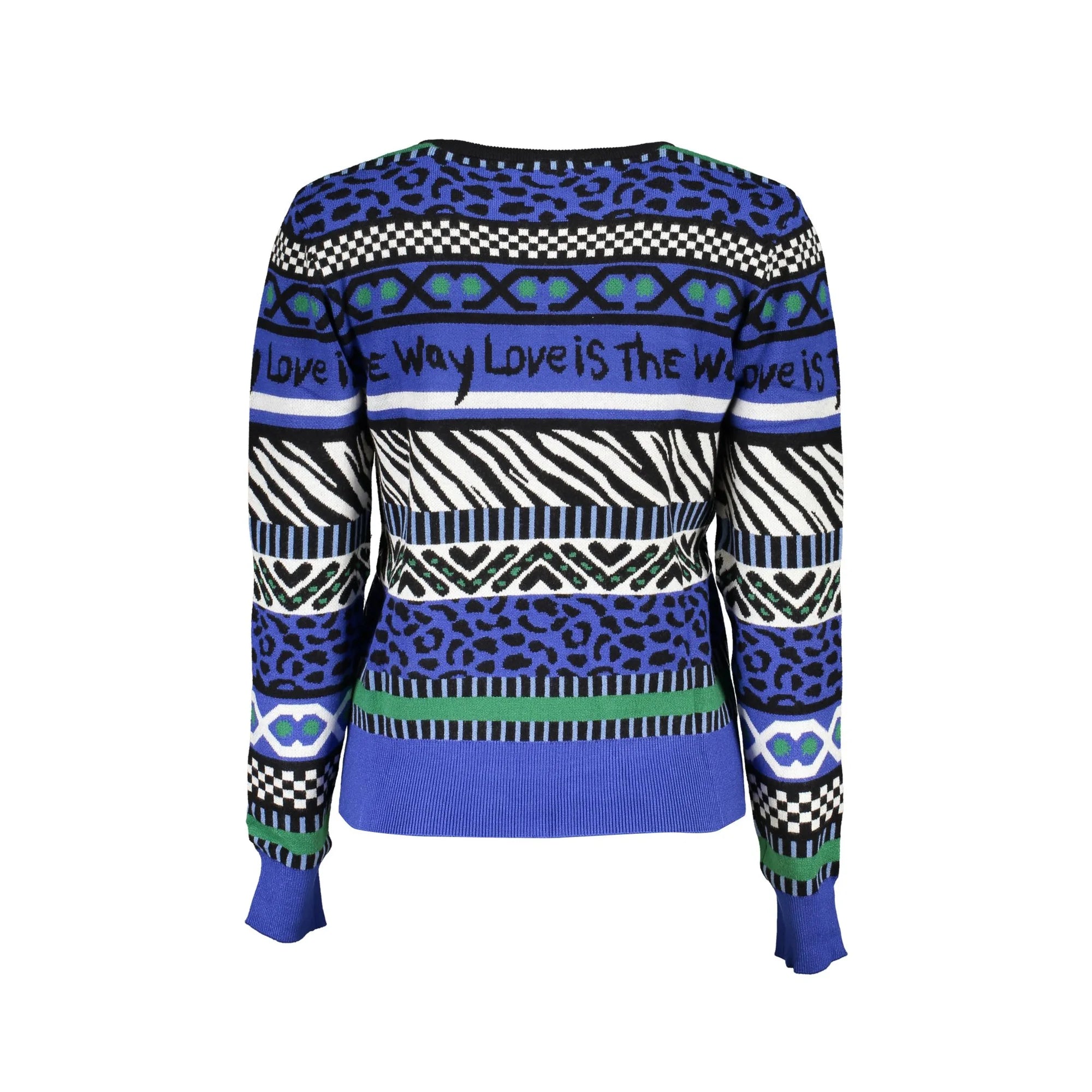 DESIGUAL MAGLIA DONNA BLU