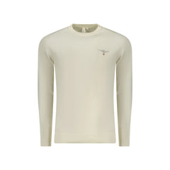 Accademia Militare Herrenpullover Weiß Logo Stickerei