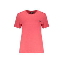 Norway 1963 T-Shirt Short Sleeves Women Pink Embroidery