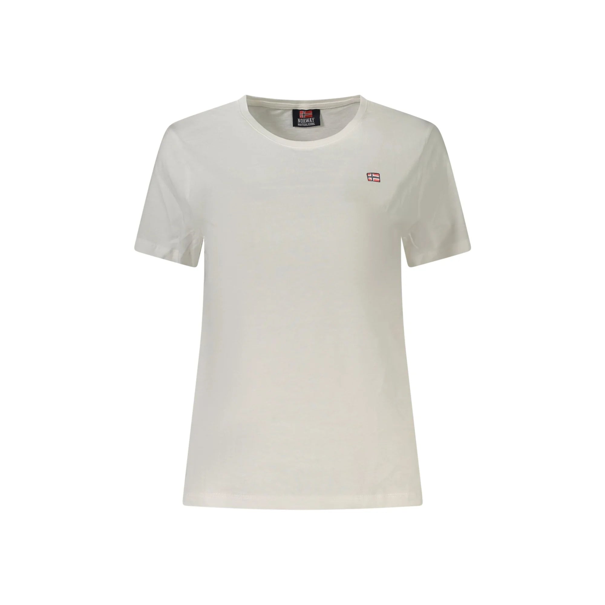 NORWAY 1963 T-SHIRT MANICHE CORTE DONNA BIANCO