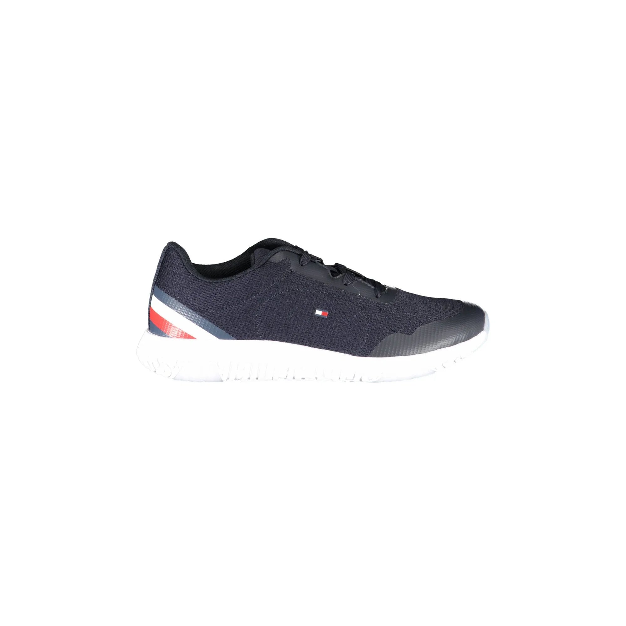 TOMMY HILFIGER Scarpe Sneakers Uomo Blu con Lacci e Logo - foto prodotto