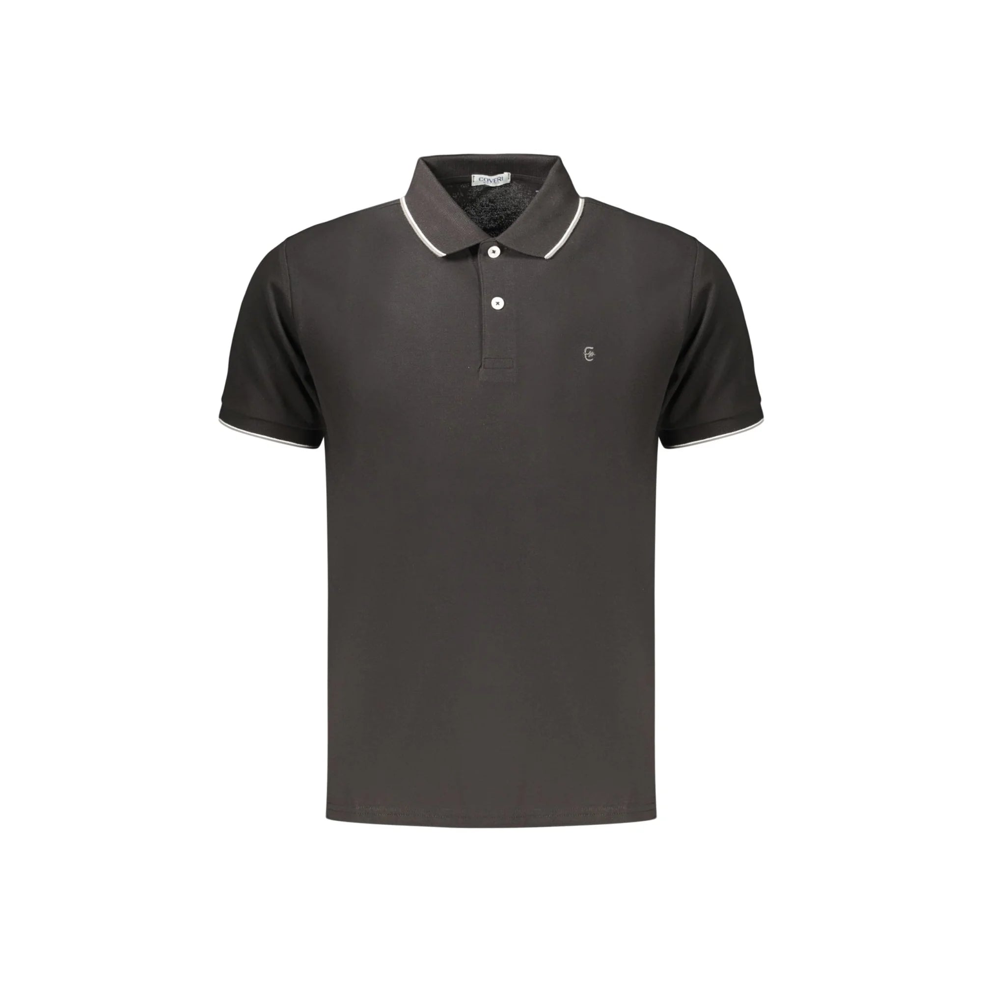 COVERI MOVING POLO MANICHE CORTE UOMO NERO