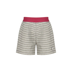 K-Way Short Bambina Grigio Logo