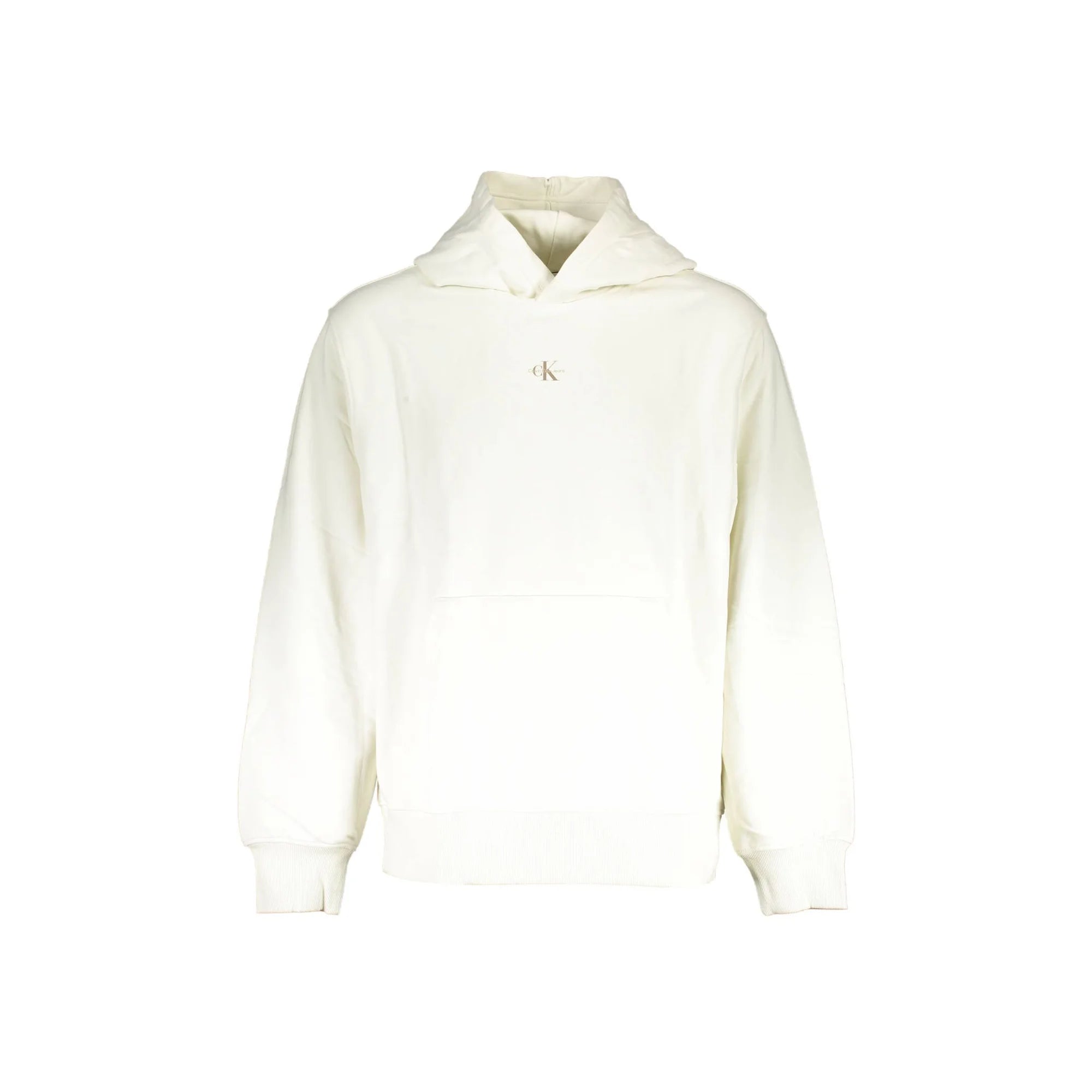 CALVIN KLEIN FELPA SENZA ZIP UOMO BIANCO