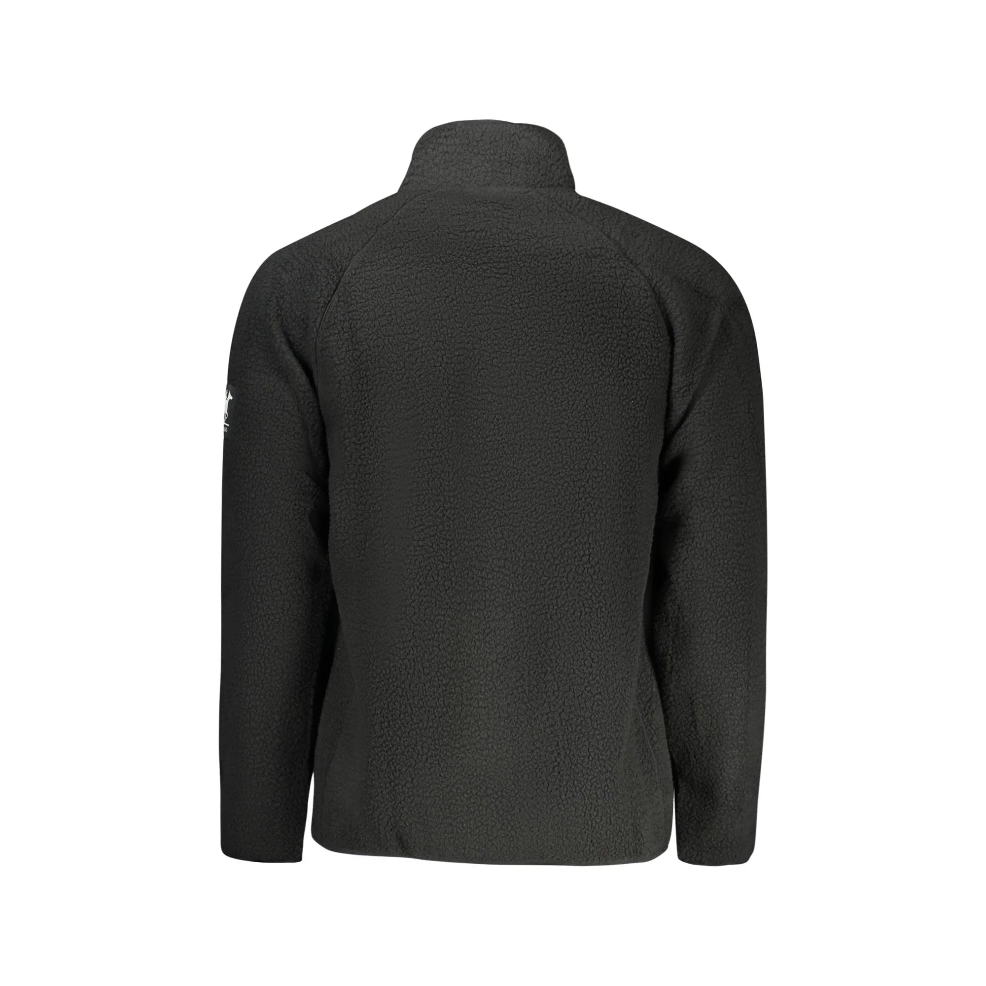 U.S. GRAND FELPA CON ZIP UOMO NERO