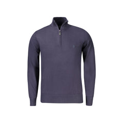 Coveri Moving Pullover Herren Blau mit Stickerei