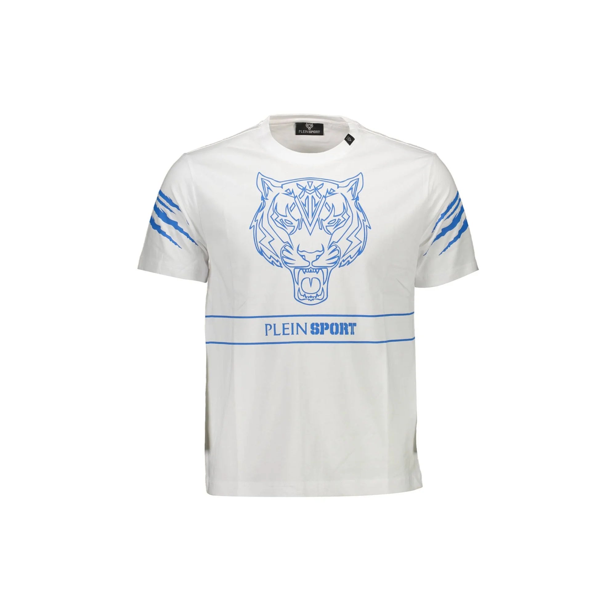 PLEIN SPORT T-SHIRT MANICHE CORTE UOMO BIANCO