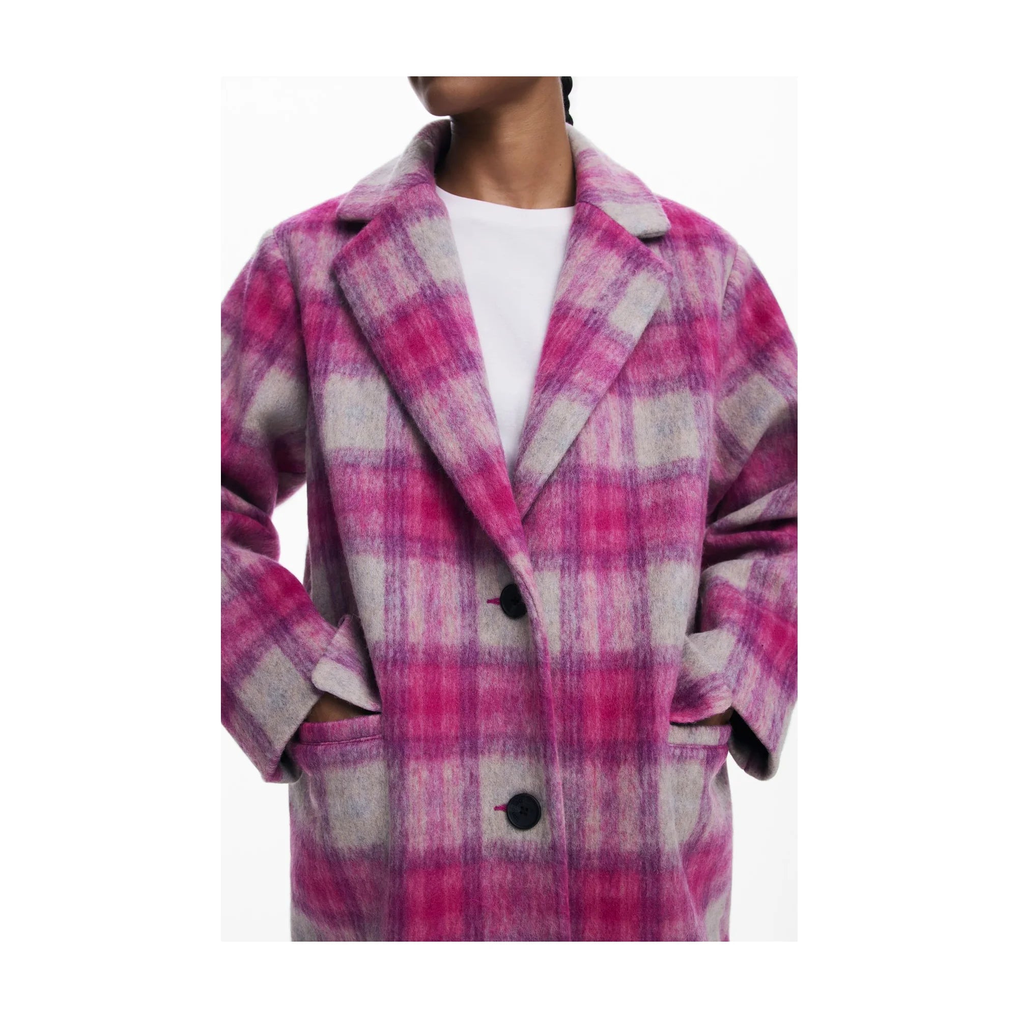 DESIGUAL CAPPOTTO DONNA ROSA
