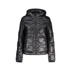 Norway 1963 Giubbotto Donna Nero Cappuccio Dettagli Contrasto Logo