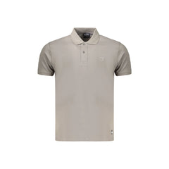 Baci&Abbracci Polo Maniche Corte Uomo Grigia Ricamo