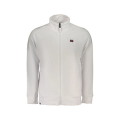 Norway 1963 Sudadera de Manga Larga con Cremallera Hombre Blanca Logo
