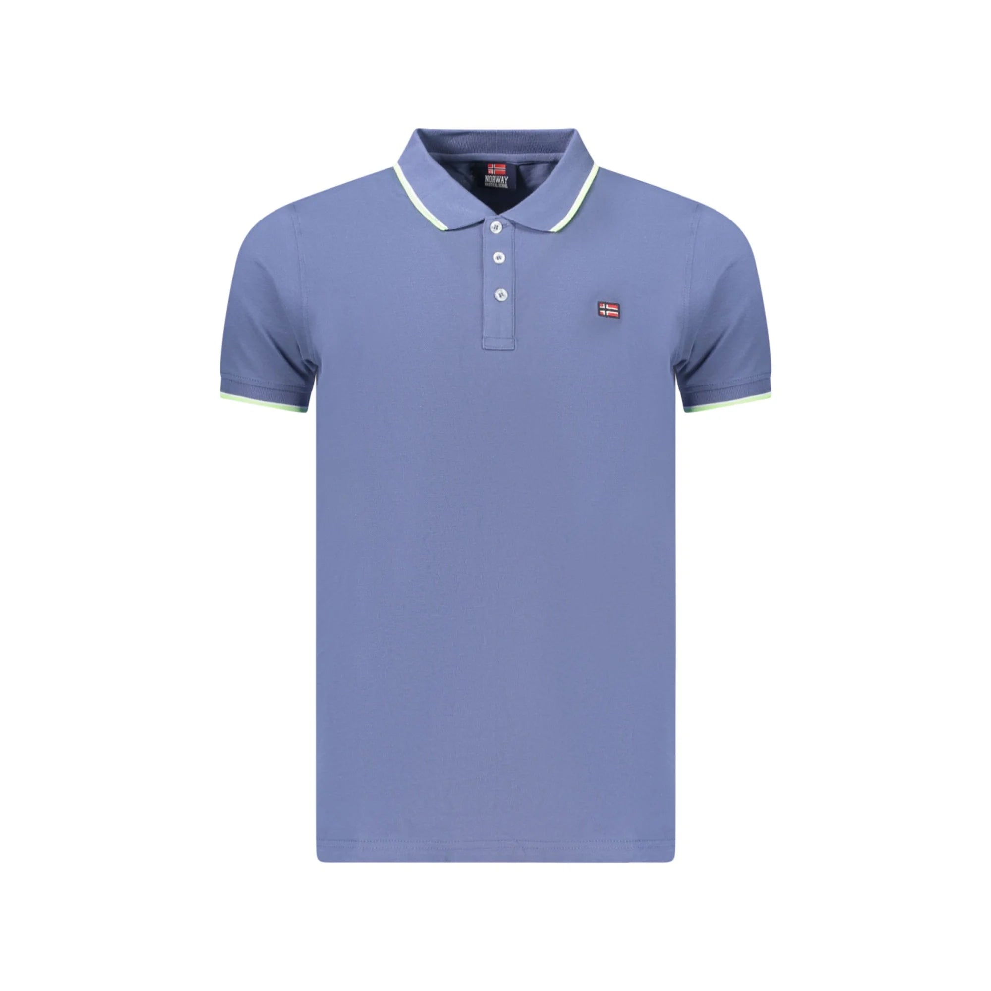 NORWAY 1963 POLO MANICHE CORTE UOMO BLU