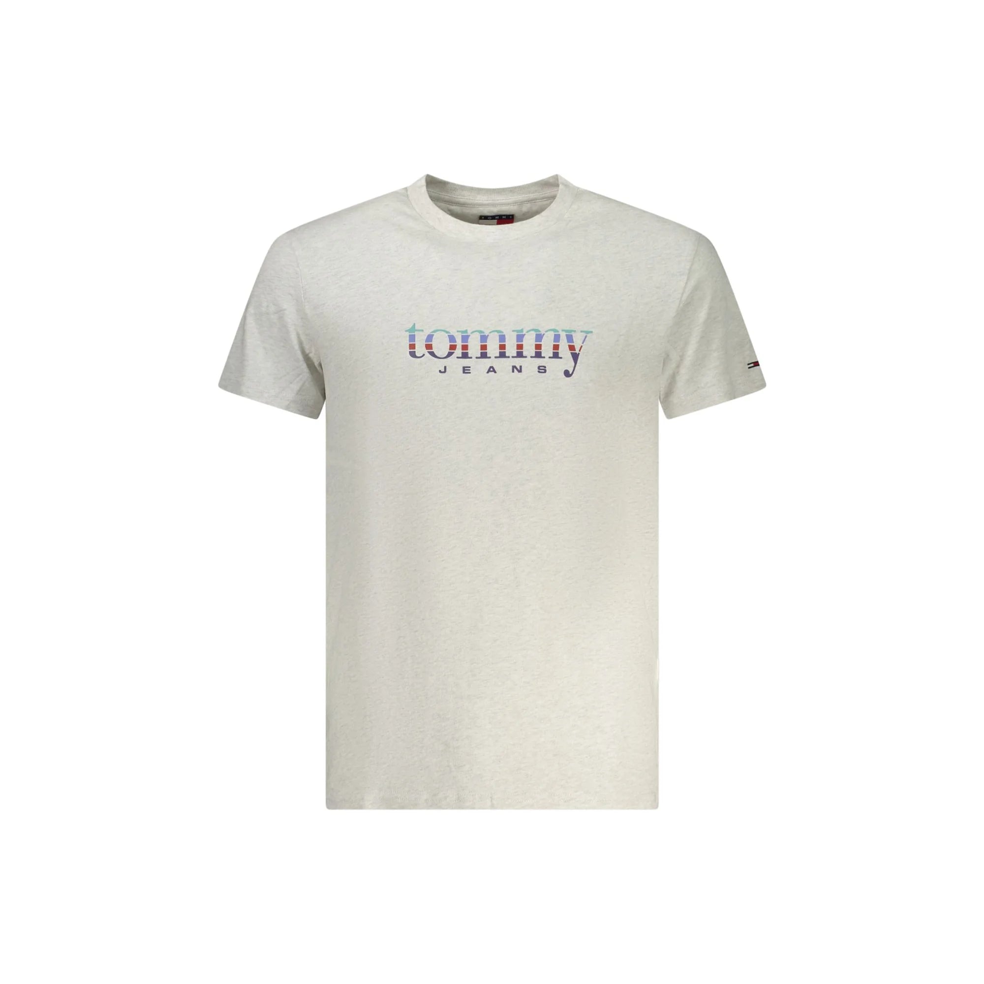 TOMMY HILFIGER T-SHIRT MANICHE CORTE UOMO GRIGIO