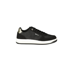 Gas Sneakers Donna Nere Dettagli a Contrasto Argento Logo