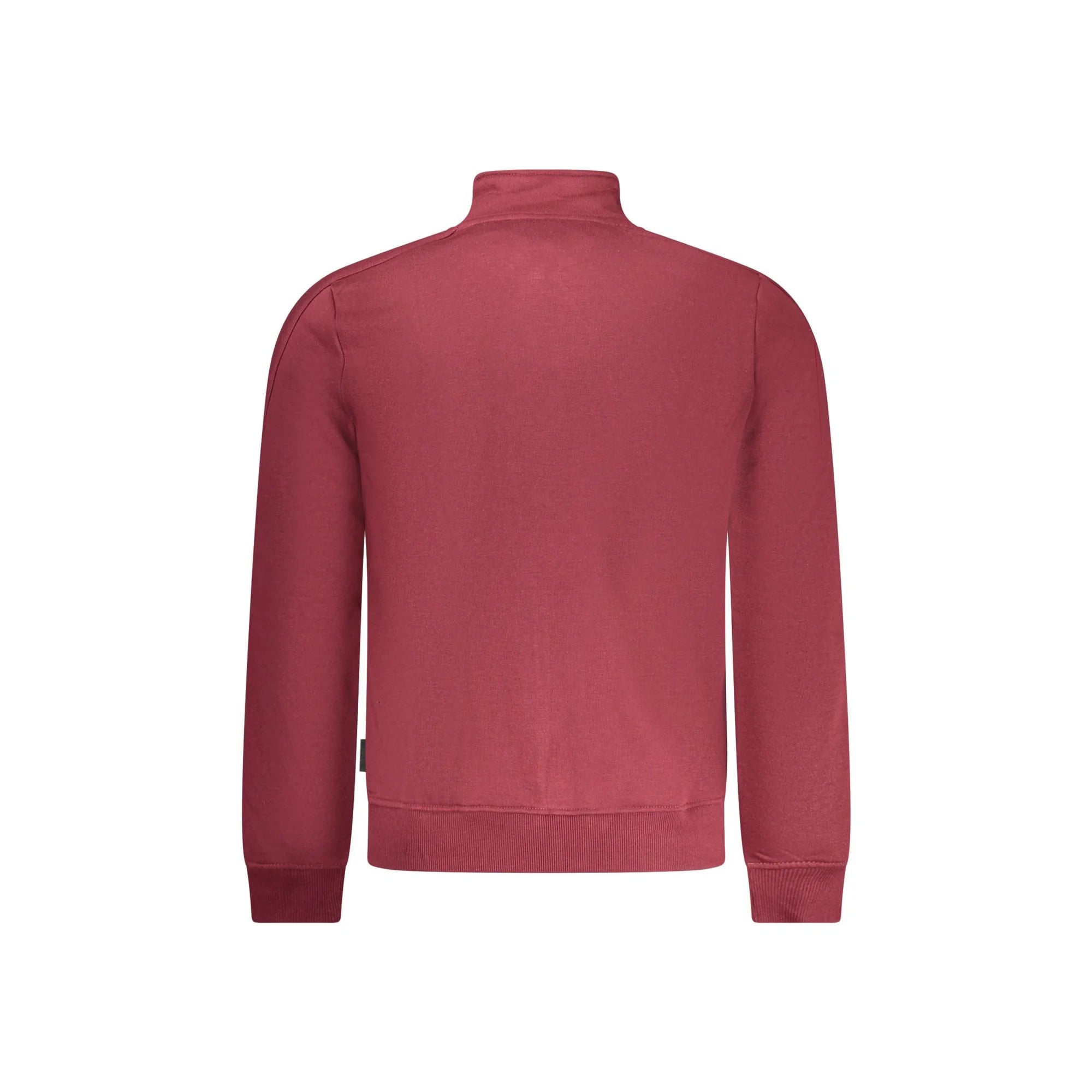 U.S. GRAND FELPA CON ZIP UOMO ROSSO