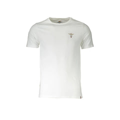 Aeronautica Militare T-Shirt Maniche Corte Uomo Bianca Ricamo Logo