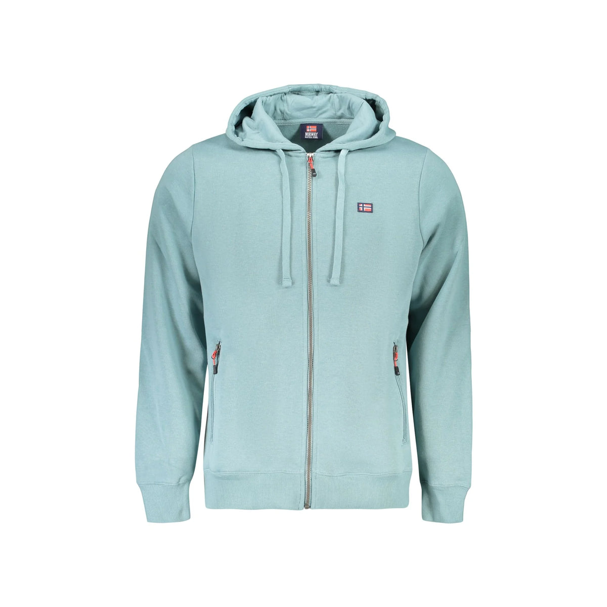 NORWAY 1963 FELPA CON ZIP UOMO VERDE