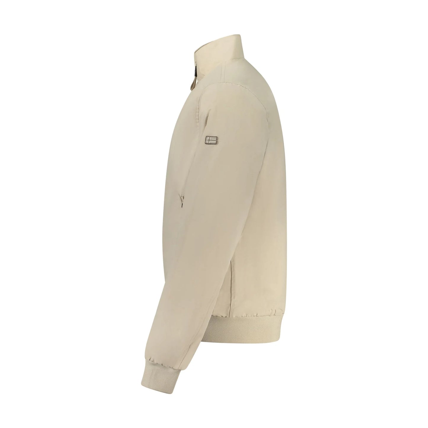Norway 1963 Giubbotto Maniche Lunghe Uomo Beige Zip Logo Giubbotti e Giacche - vista 3