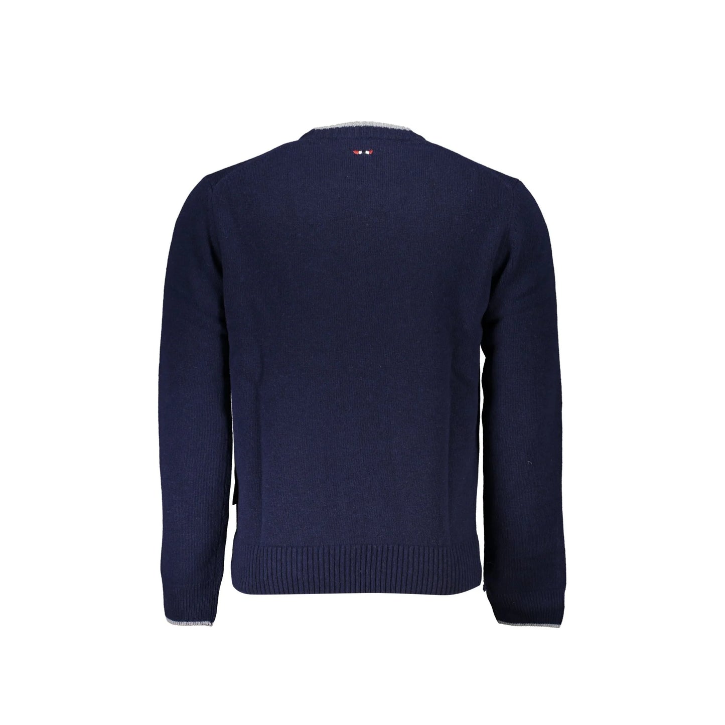 Napapijri Maglione Uomo Blu Ricamo Maglie - vista 2