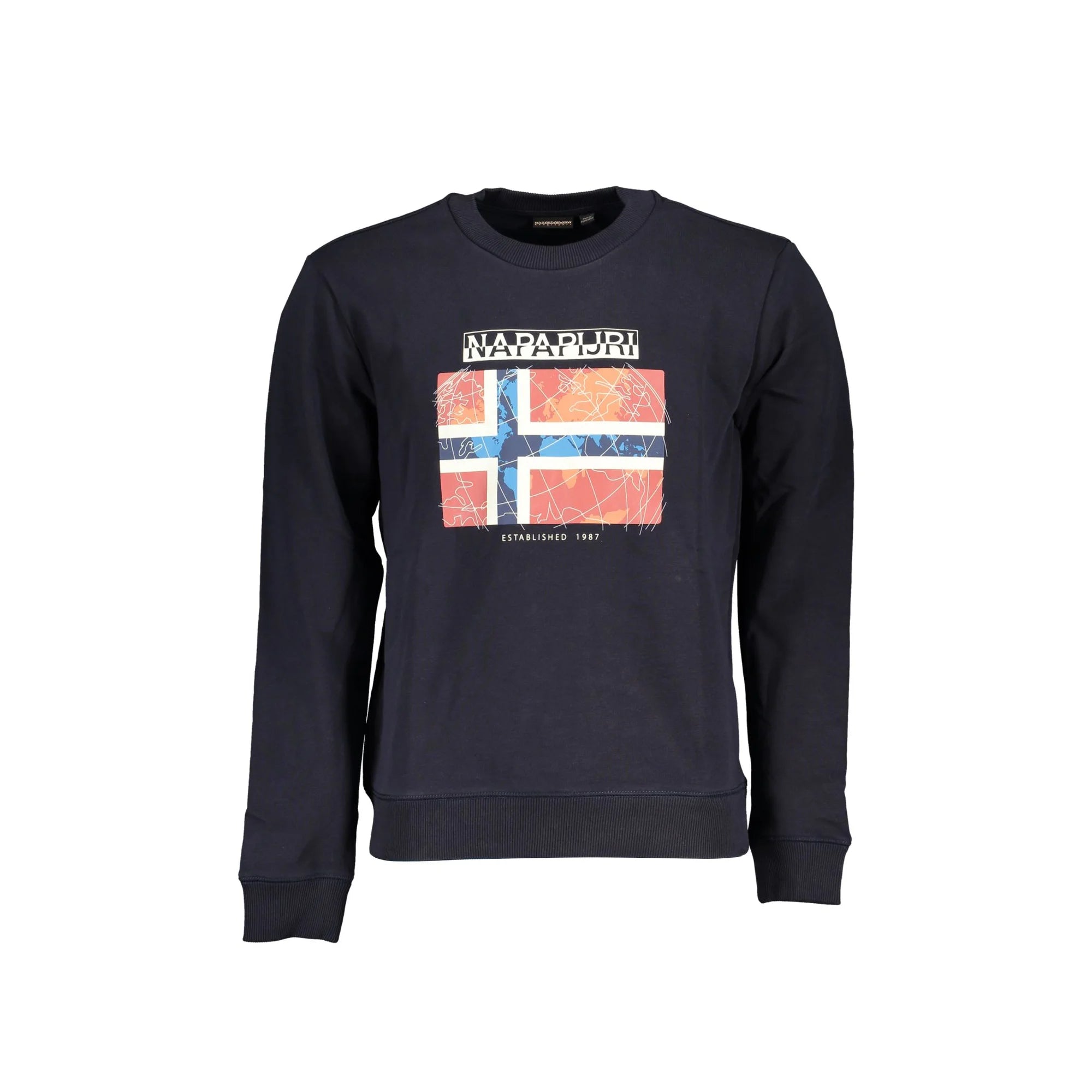 NAPAPIJRI FELPA SENZA ZIP UOMO BLU