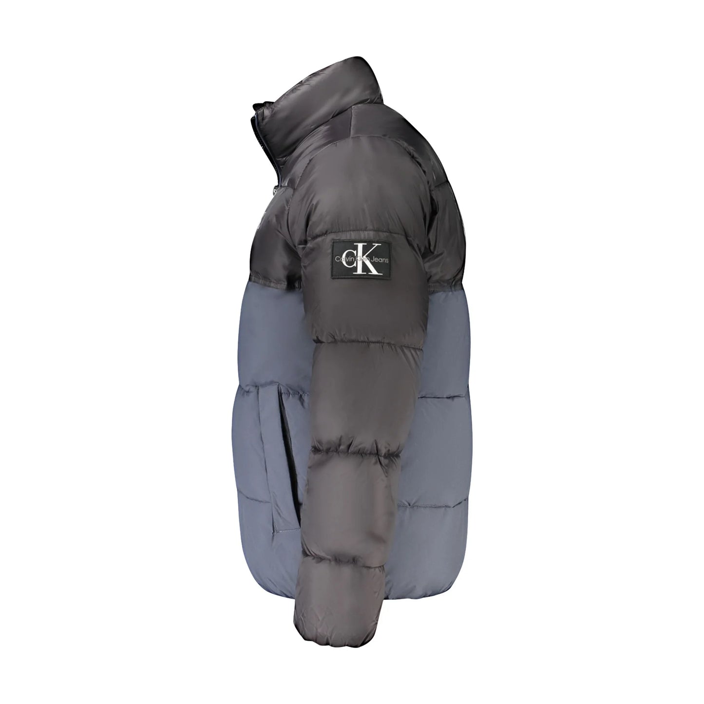 Calvin Klein Giubbotto Uomo Blu con Zip e Dettagli Neri Giubbotti e Giacche nero - vista 8