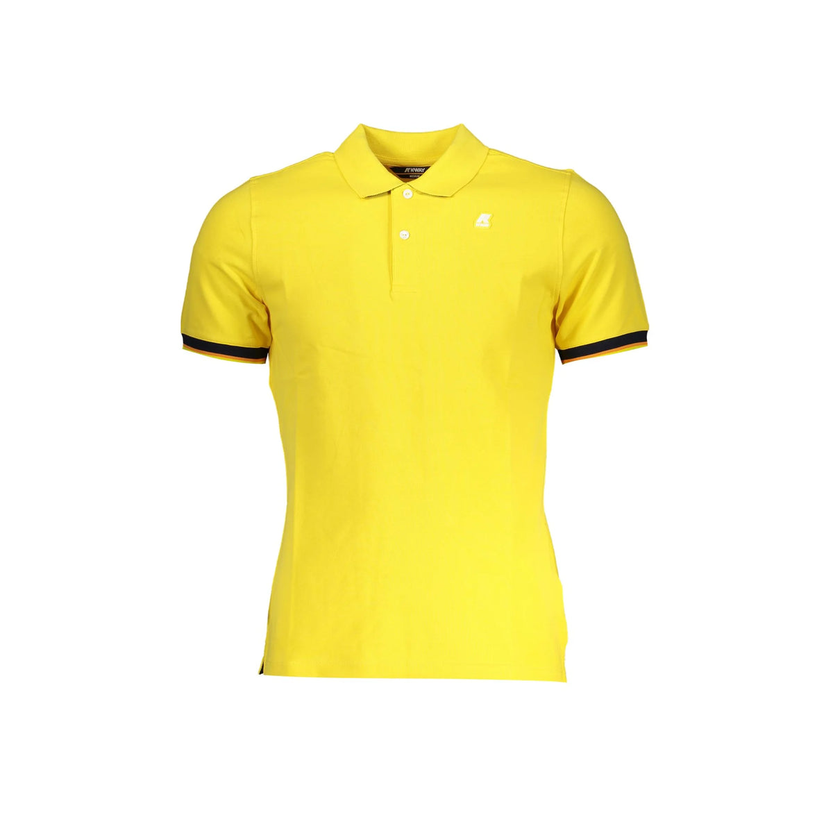 K-WAY POLO MANICHE CORTE UOMO GIALLO