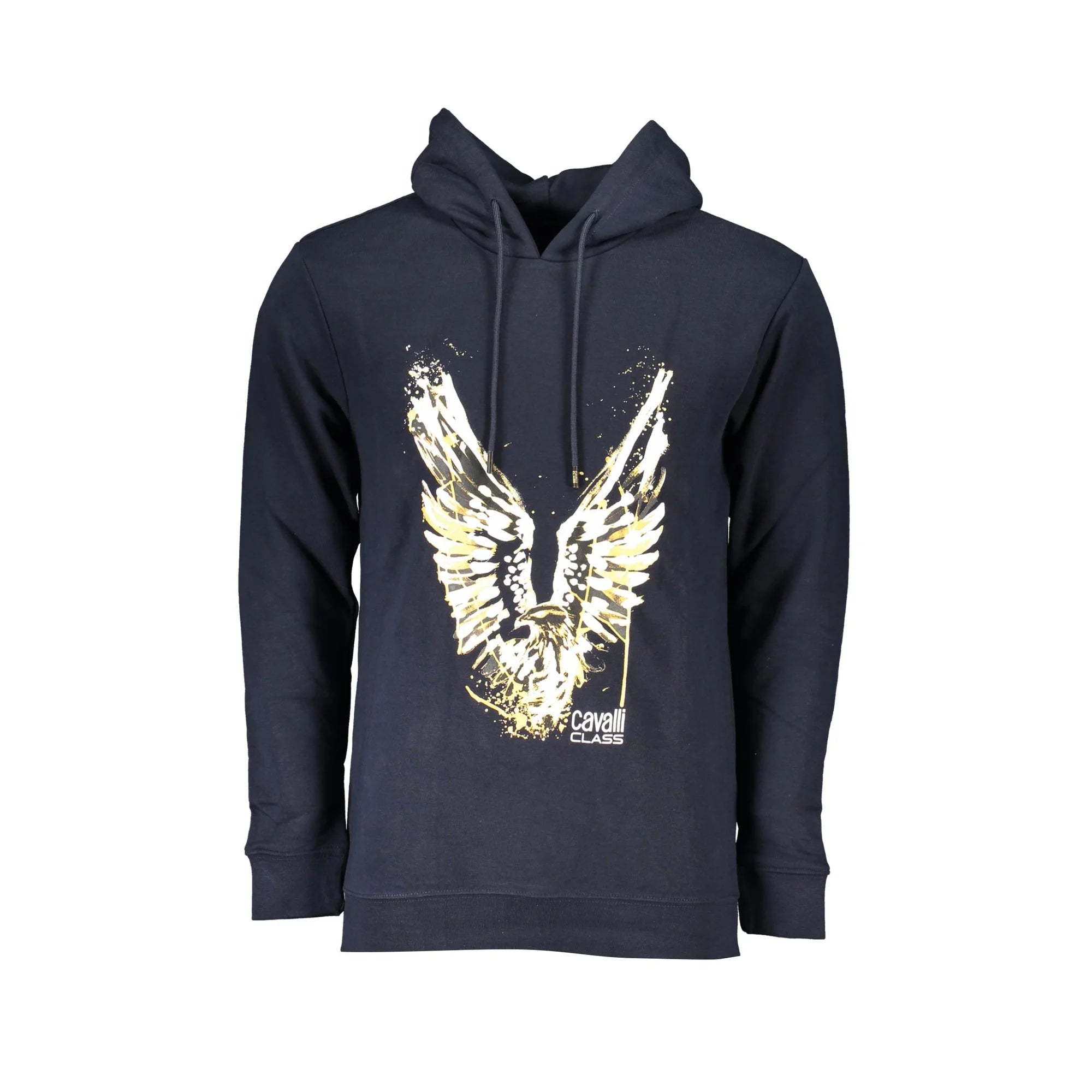 CAVALLI CLASS FELPA SENZA ZIP UOMO BLU