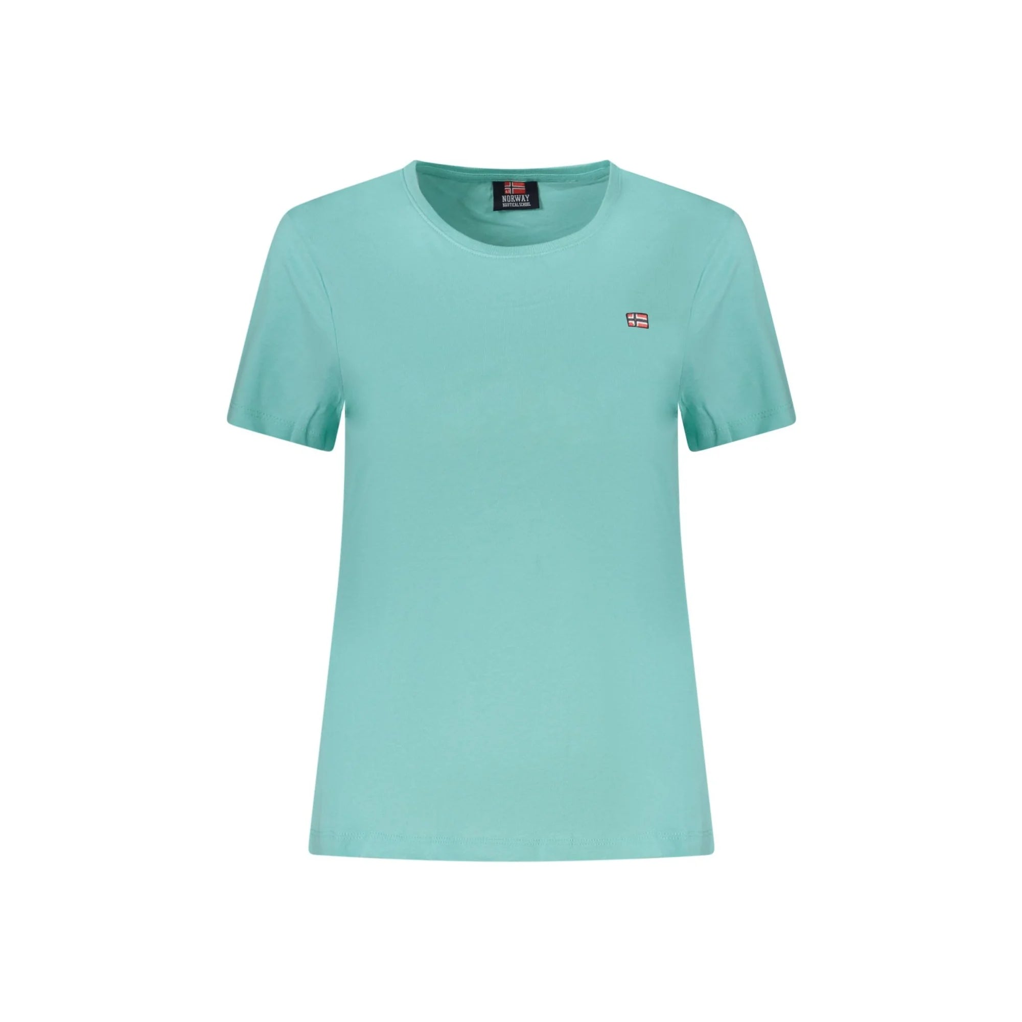 NORWAY 1963 T-SHIRT MANICHE CORTE DONNA AZZURRO