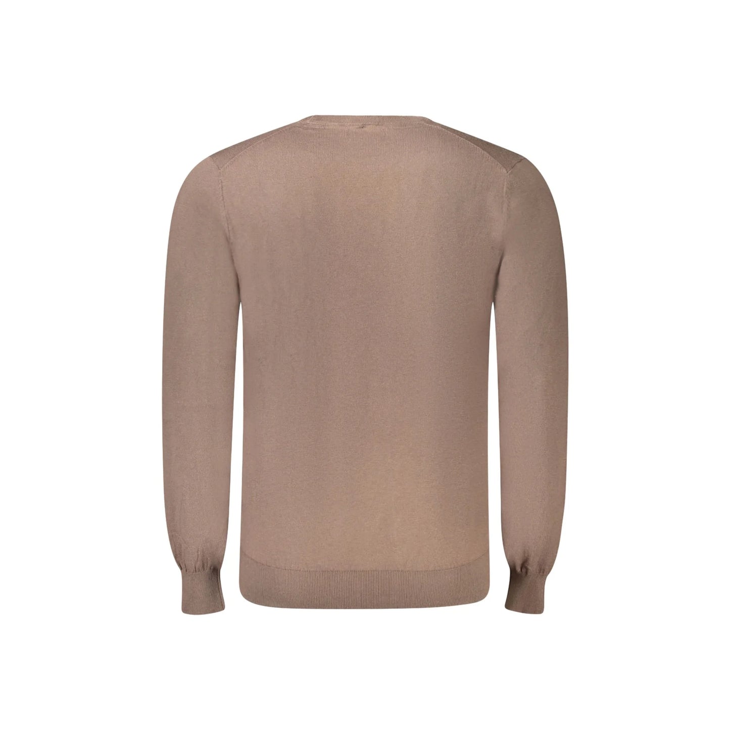 Guess Jeans Maglia Uomo Marrone Ricamo Maglie - vista 2