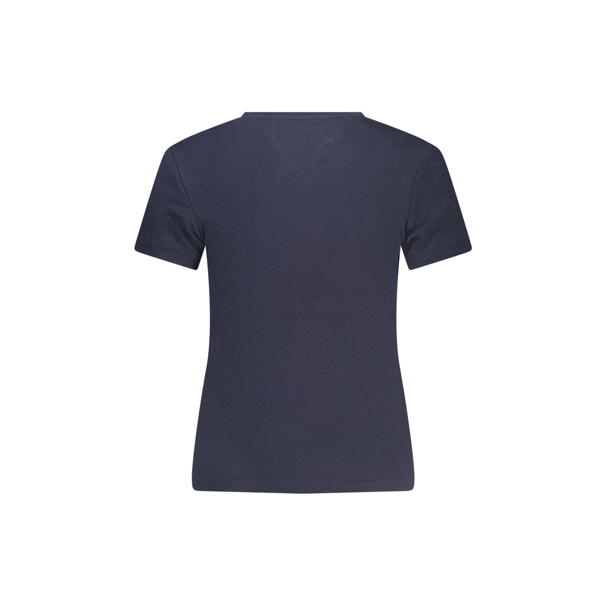 TOMMY HILFIGER T-SHIRT MANICHE CORTE DONNA BLU