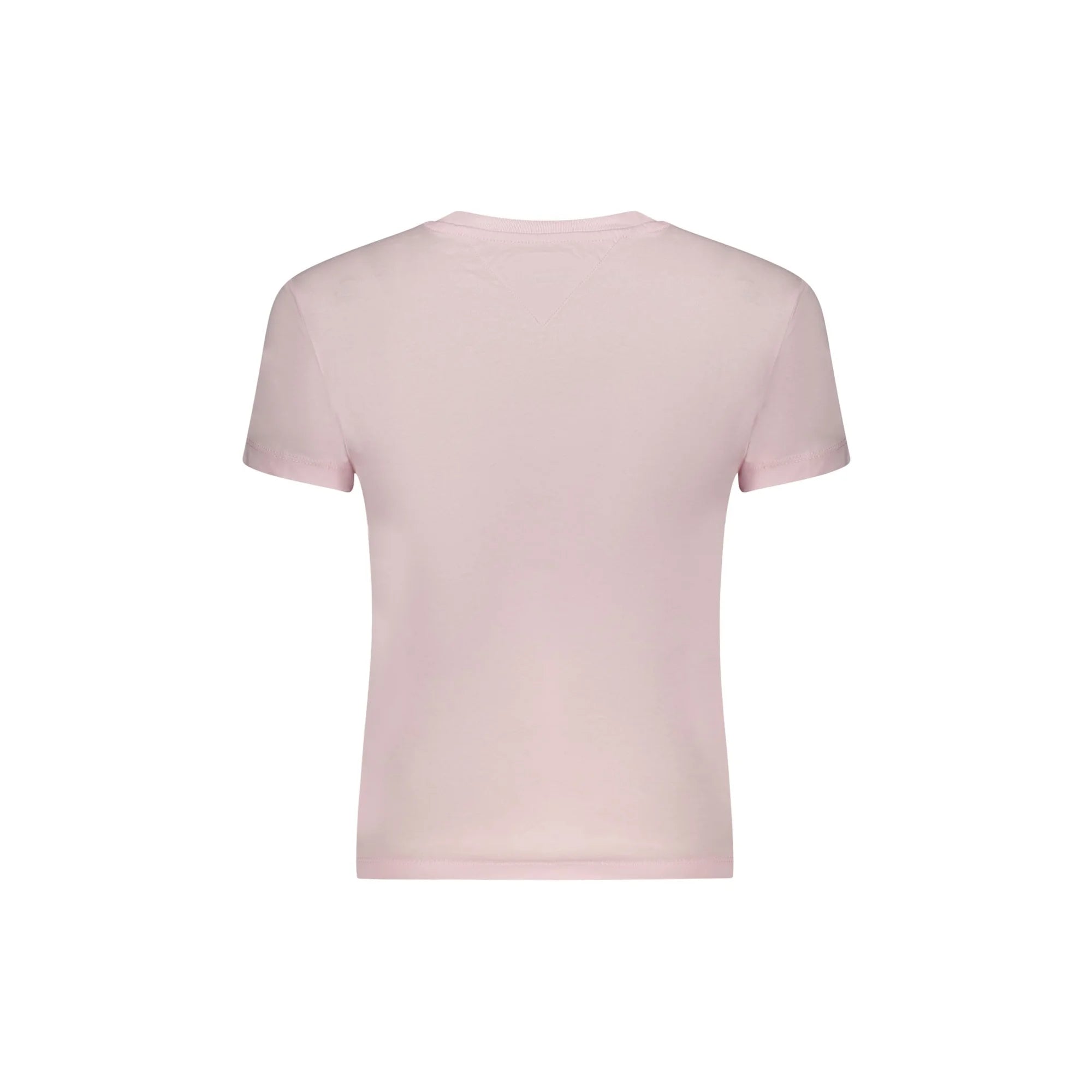 TOMMY HILFIGER T-SHIRT MANICHE CORTE DONNA ROSA