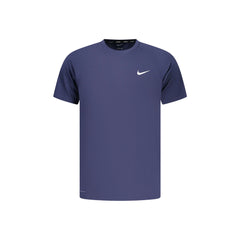 Nike T-Shirt Krótki Rękaw Mężczyzna Niebieski Z Nadrukiem Logo