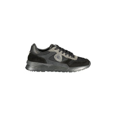 Blauer Herren Sneaker Schwarz mit Logo